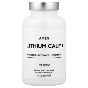 Amen Lithium Calm+, 60 Vegetable Capsules