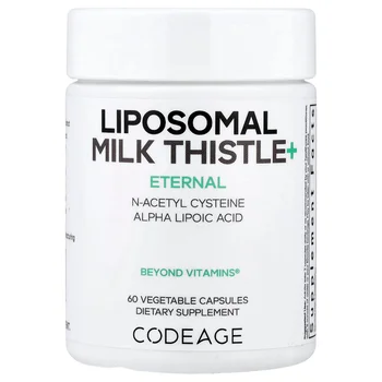 Eternal, Liposomal Milk Thistle+, 60 Vegetable Capsules