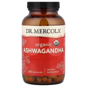 Organic Ashwagandha, 180 Capsules (400 mg per Capsule)