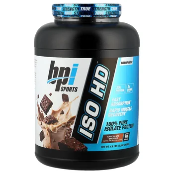 ISO HD™, 100% Pure Isolate Protein, Chocolate Brownie, 4.9 lbs (2,208 g)
