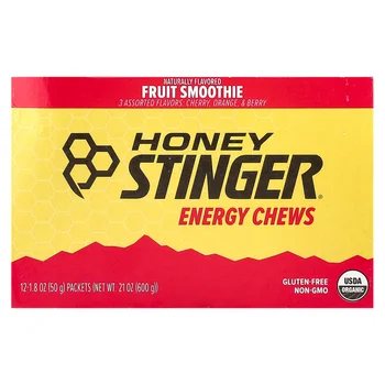 Energy Chews, Fruit Smoothie , 12 Packets, 1.8 oz (50 g) Each