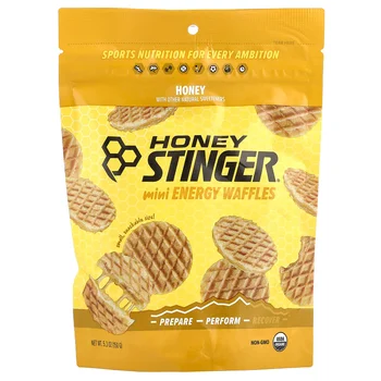 Mini Energy Waffles, Honey, 5.3 oz (150 g)
