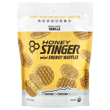 Mini Energy Waffles, Vanilla, 5.3 oz (150 g)
