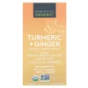 Organic, Turmeric + Ginger, 90 Tablets image 1