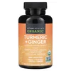 Organic, Turmeric + Ginger, 90 Tablets image 3