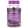 Organic Elderberry, Vitamin C + Zinc Gummies, Raspberry Rush, 120 Gummies image 1
