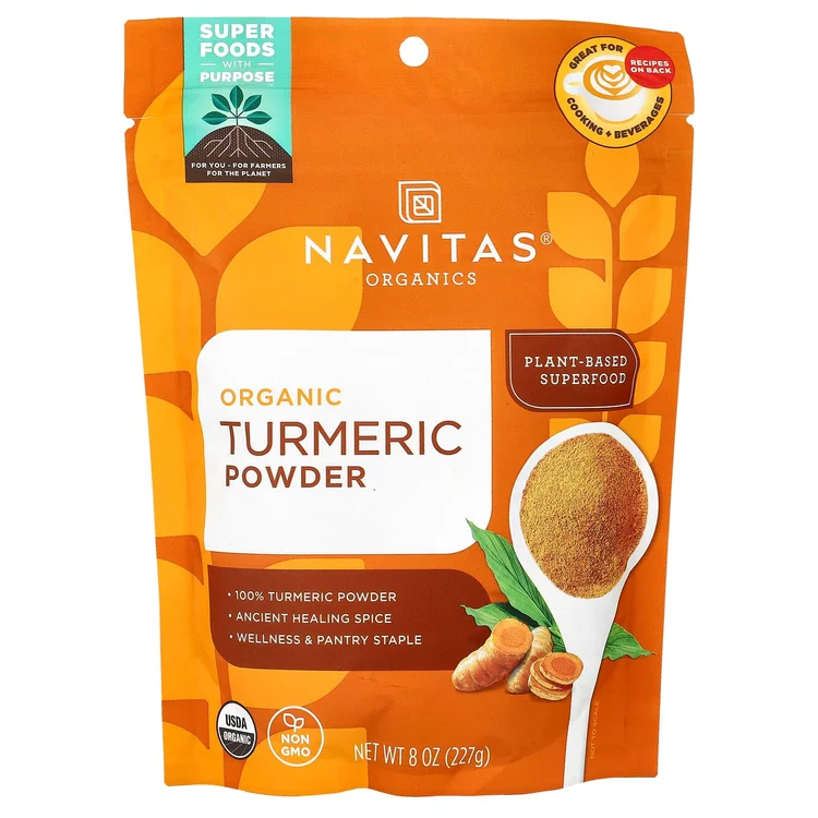 Organic Turmeric Powder, 8 oz (227 g) image 1