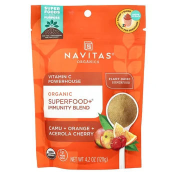 Organic Superfood+® Immunity Blend, Vitamin C Powerhouse, Camu + Orange + Acerola Cherry, 4.2 oz (120 g)