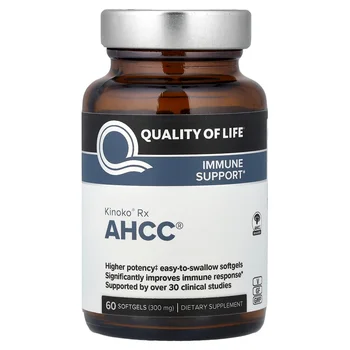 Kinoko® Rx, AHCC®, 60 Softgels (300 mg per Softgel)