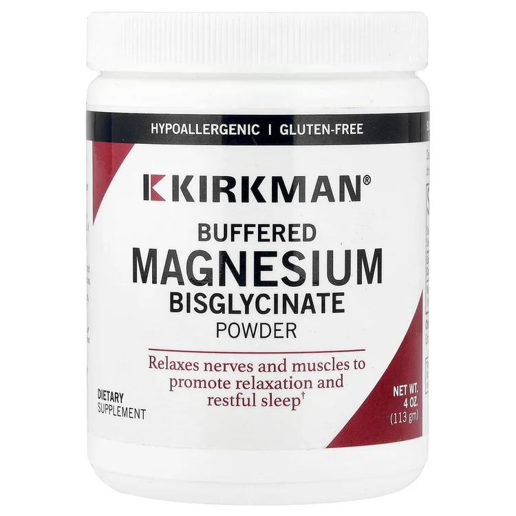 Buffered Magnesium Bisglycinate Powder, 4 oz (113 gm) image 1
