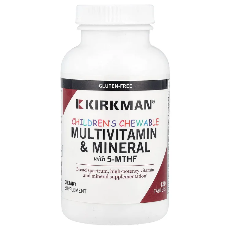 Children's Chewable Multivitamin & Mineral with 5-MTHF, 120 Tablets image 1