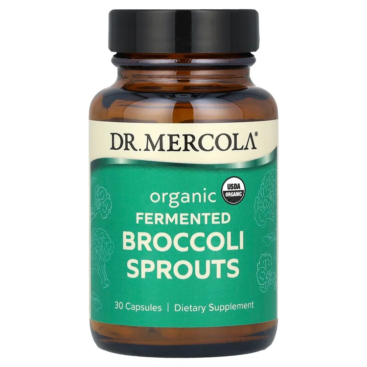 Organic Fermented Broccoli Sprouts, 30 Capsules image 1