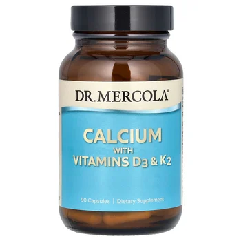 Calcium with Vitamins D3 & K2, 90 Capsules