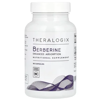 Berberine, Enhanced Absorption, 90 Capsules (550 mg per Capsule)