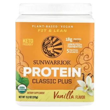 Classic Plus Protein, Vanilla, 13.2 oz (375 g)