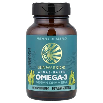 Algae-Based Omega-3, Vegan DHA + EPA, 60 Vegan Softgels