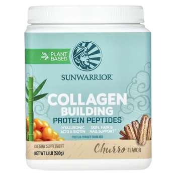 Collagen Building Protein Peptides, Churro, 1.1 lb (500 g)