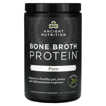 Bone Broth Protein, Pure, 15.7 oz(446 g)