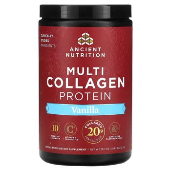 Multi Collagen Protein, Vanilla, 1.04 lb (472.5 g)