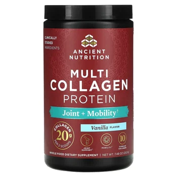 Multi Collagen Protein, Joint + Mobility, Vanilla, 7.48 oz (212 g)