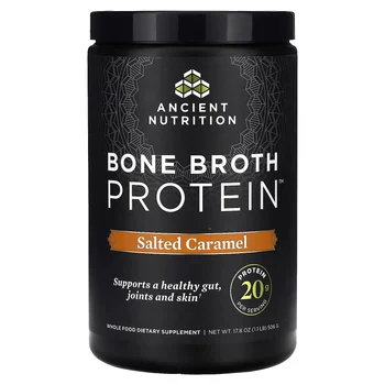 Bone Broth Protein, Salted Caramel, 1.1 lb (506 g)