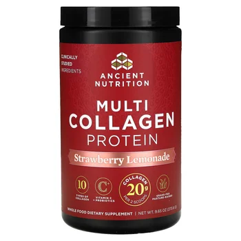 Multi Collagen Protein, Strawberry Lemonade, 9.65 oz (273.6 g)