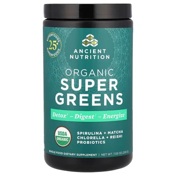 Organic Super Greens, 7.05 oz (200 g)
