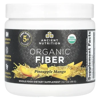 Organic Fiber, Pineapple Mango , 6.7 oz (191 g)
