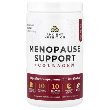 Menopause Support + Collagen, Vanilla, 10.2 oz (289.9 g)