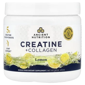Creatine + Collagen, Lemon, 9.6 oz (272 g)