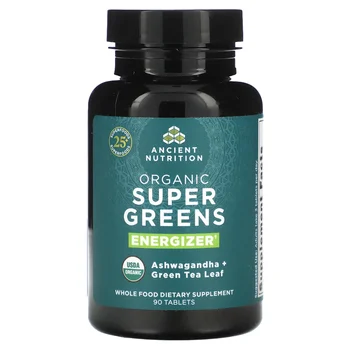 Organic Super Greens, Energizer, 90 Tablets