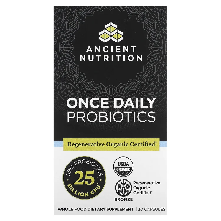 Once Daily Probiotics, 25 Billion CFU, 30 Capsules image 1