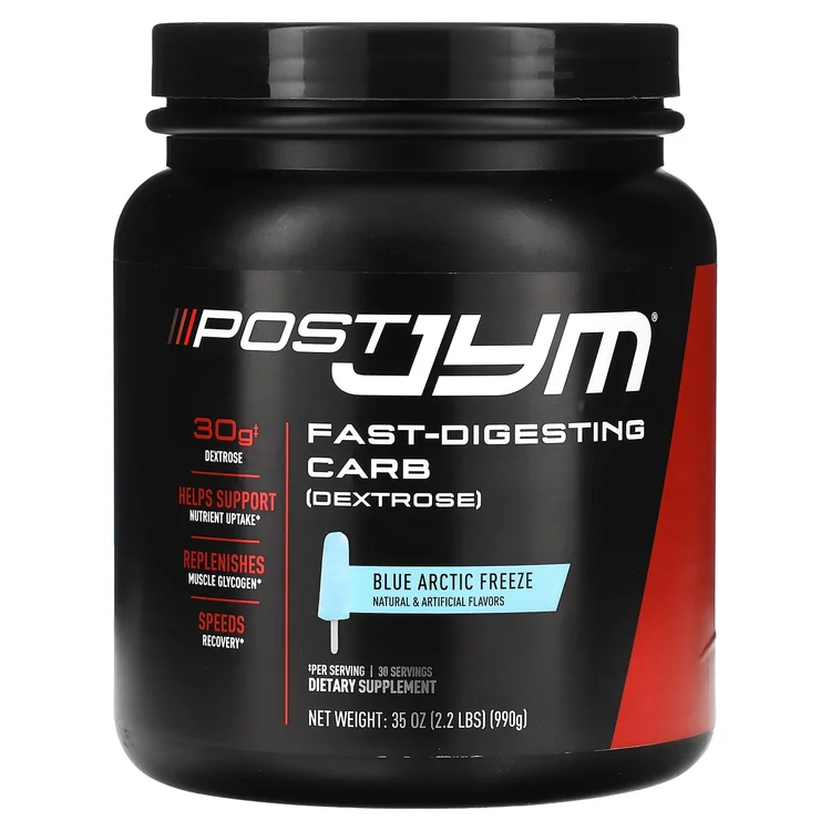 Post JYM, Fast-Digesting Carb, Blue Artic Freeze, 2.2 lbs (990 g) image 1