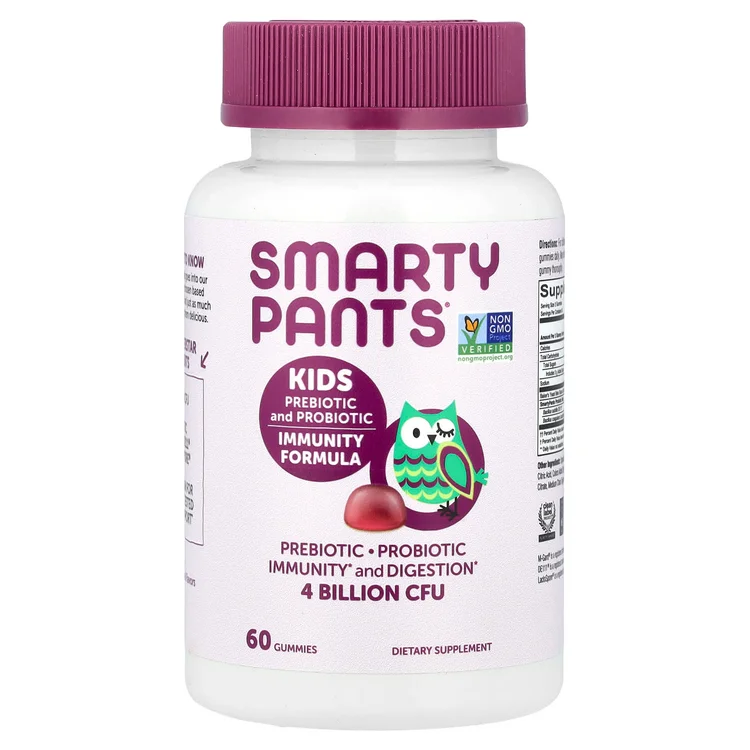Kids Prebiotic and Probiotic Gummies, Immunity Formula, Grape, 60 Gummies image 1