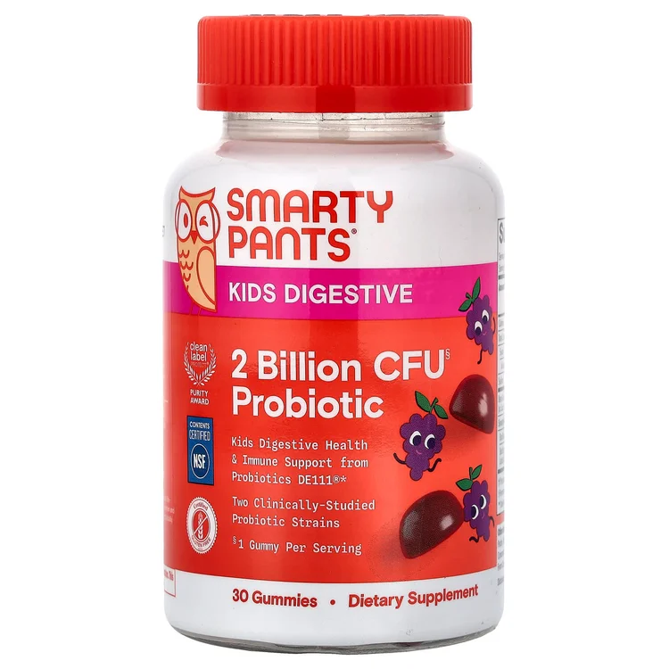 Kids Digestive, Probiotic Gummies, Grape, 30 Gummies image 1