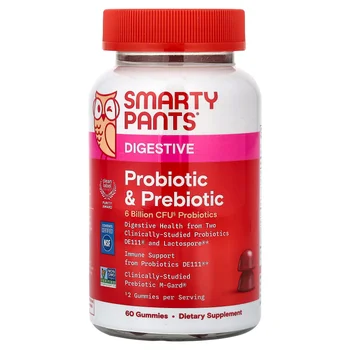 Digestive, Probiotic & Prebiotic Gummies, Grape, 60 Gummies