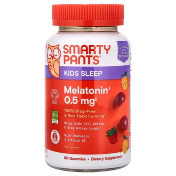 Kids Sleep, Melatonin Gummies, Strawberry Mango, 60 Gummies