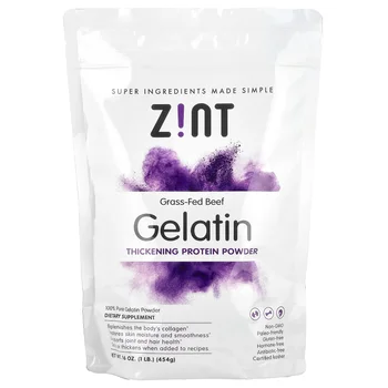 Gelatin Thickening Protein Powder, Grass-Fed Beef, 16 oz (454 g)
