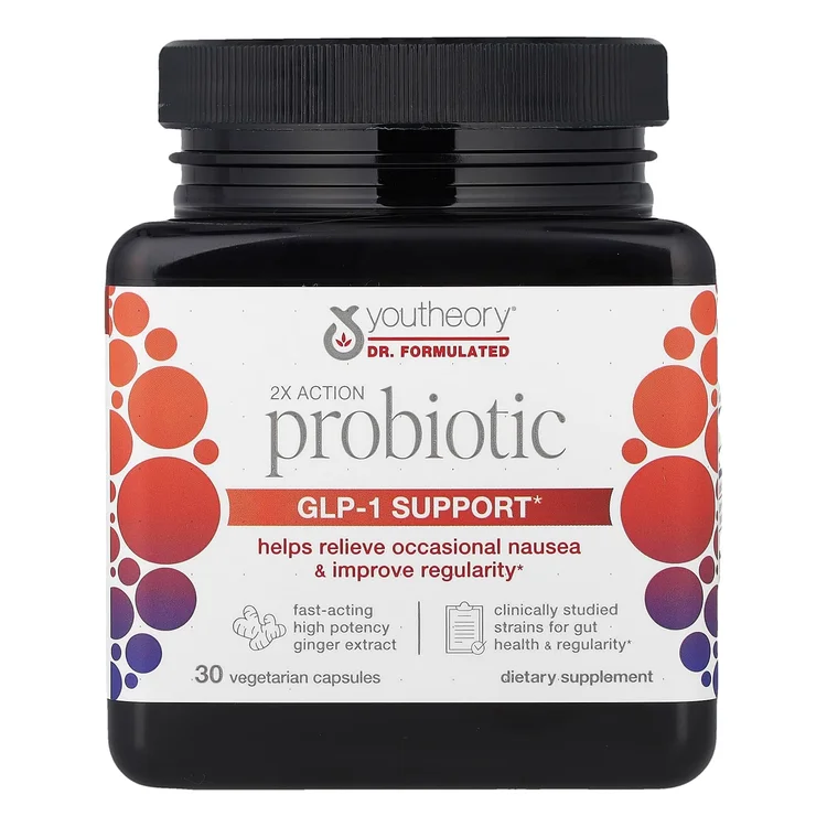 2X Action Probiotic, 30 Vegetarian Capsules image 1