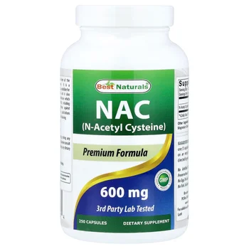NAC, 600 mg, 250 Capsules