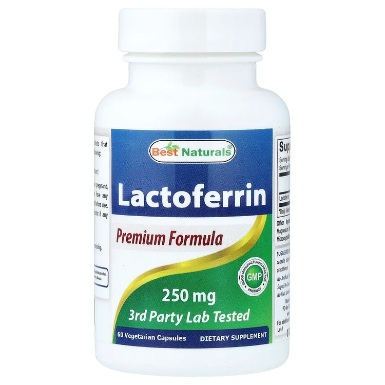 Lactoferrin, 250 mg, 60 Vegetarian Capsules image 1