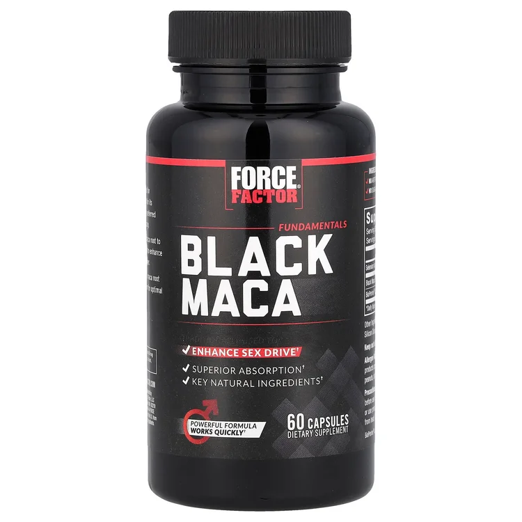 Fundamentals, Black Maca, 60 Capsules image 1