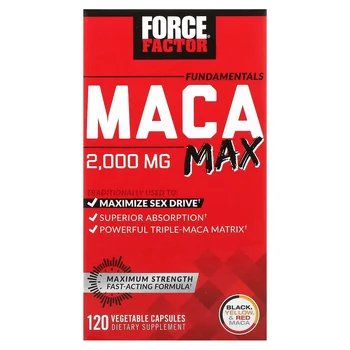 Fundamentals, Maca Max, 120 Vegetable Capsules