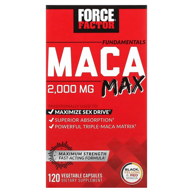 Fundamentals, Maca Max, 120 Vegetable Capsules image 1