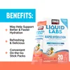 Liquid Labs™, Rapid Hydration Electrolyte Drink Mix, Tropical Fruit, 20 Stick Packs, 0.25 oz (7 g) Each image 4