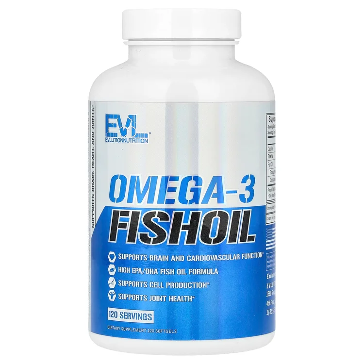 Omega-3 Fish Oil, 1,000 mg, 120 Softgels image 1
