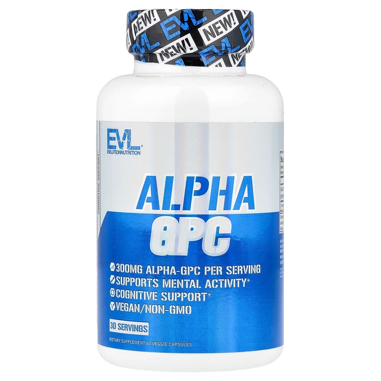 Alpha GPC, 60 Veggie Capsules (300 mg per Capsule) image 1