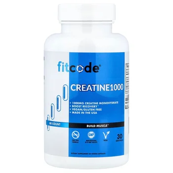Creatine1000, 60 Veggie Capsules (500 mg per Capsule)
