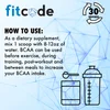 BCAA, Blue Raz, 8.5 oz (240 g) image 4