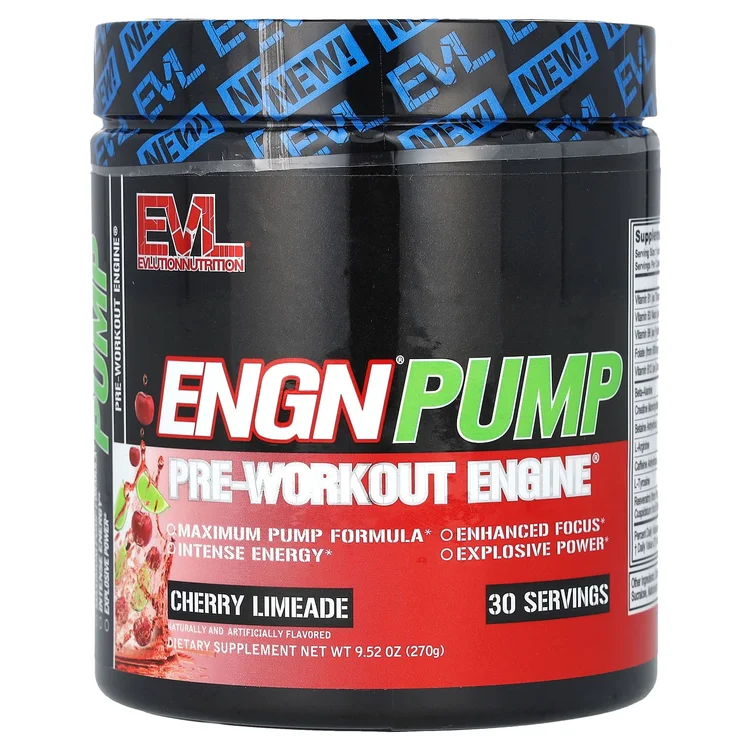 ENGN Pump, Pre-Workout Engine, Cherry Limeade, 9.52 oz (270 g) image 1